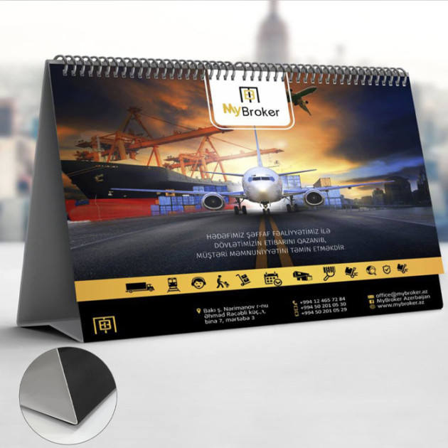 Təqvim / Bristol dayaqla /  21x11